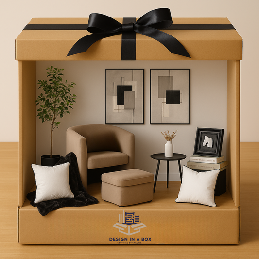 Design in a Box – Modern minimalistic Living Room Selection