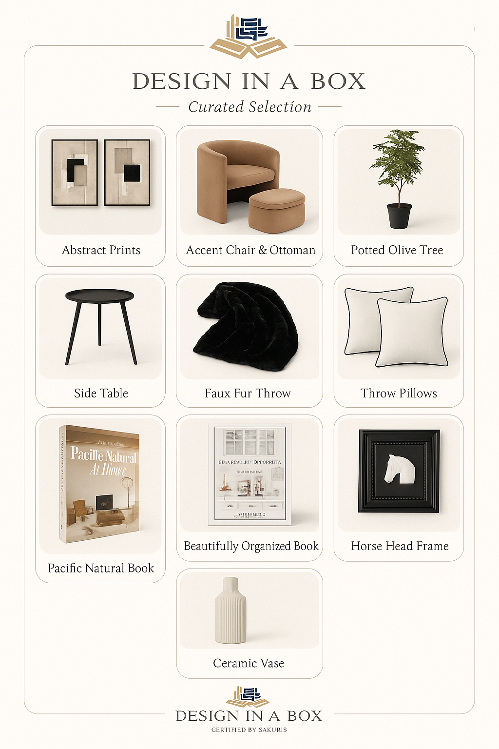 Design in a Box – Modern minimalistic Living Room Selection